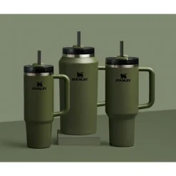 Stanley Water Bottle|Dishes, Utensils & Food Containers*- Dried Pine Quencher H2.0 Tumbler with Handle and Straw 30 Oz
