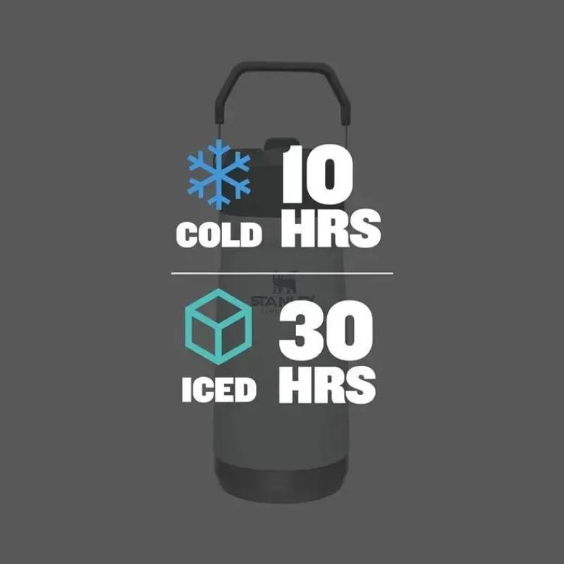 Stanley Water Bottle|Dishes, Utensils & Food Containers*- 17Oz IceFlow Stainless Steel Bottle with Straw, Polar