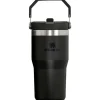 Stanley Water Bottle|Dishes, Utensils & Food Containers*- 20Oz IceFlow Stainless Steel Tumbler with Straw, Black