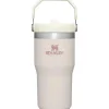 Stanley Water Bottle|Dishes, Utensils & Food Containers*- 20Oz IceFlow Stainless Steel Tumbler with Straw, Rose Quartz