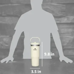 Stanley Water Bottle|Dishes, Utensils & Food Containers*- 30Oz IceFlow Stainless Steel Tumbler with Straw, Cream