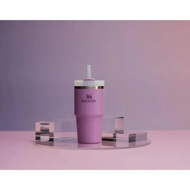 Stanley Gift For Mom|Water Bottle*- 20Oz Quencher H2.0 FlowState Stainless Steel Vacuum Insulated Tumbler, Lilac
