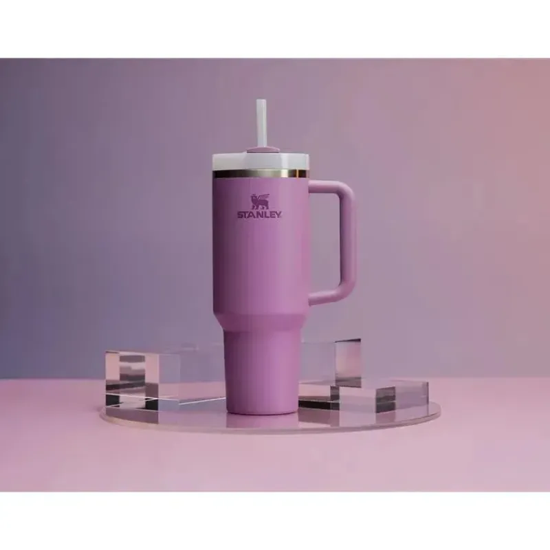 Stanley Gift For Mom|Water Bottle*- 40Oz Quencher H2.0 FlowState Stainless Steel Vacuum Insulated Tumbler, Lilac