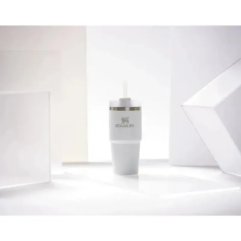 Stanley Gift For Dad|Gift For Mom*- 14Oz Quencher H2.0 FlowState Stainless Steel Vacuum Insulated Tumbler, Frost