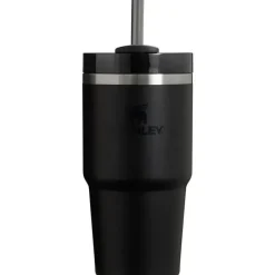 Stanley Gift For Dad|Water Bottle*- 20Oz Quencher H2.0 FlowState Stainless Steel Vacuum Insulated Tumbler, Black
