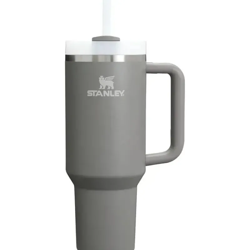 Stanley Gift For Mom|Water Bottle*- 40Oz Quencher H2.0 FlowState Stainless Steel Vacuum Insulated Tumbler, Stone