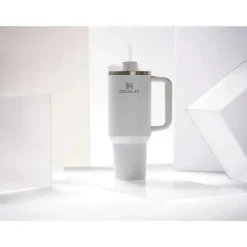 Stanley Gift For Mom|Water Bottle*- 40Oz Quencher H2.0 FlowState Stainless Steel Vacuum Insulated Tumbler, Frost