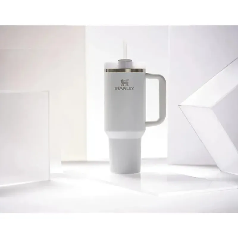 Stanley Gift For Mom|Water Bottle*- 40Oz Quencher H2.0 FlowState Stainless Steel Vacuum Insulated Tumbler, Frost