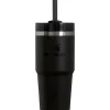 Stanley Gift For Dad|Gift For Mom*- 14Oz Quencher H2.0 FlowState Stainless Steel Vacuum Insulated Tumbler, Black