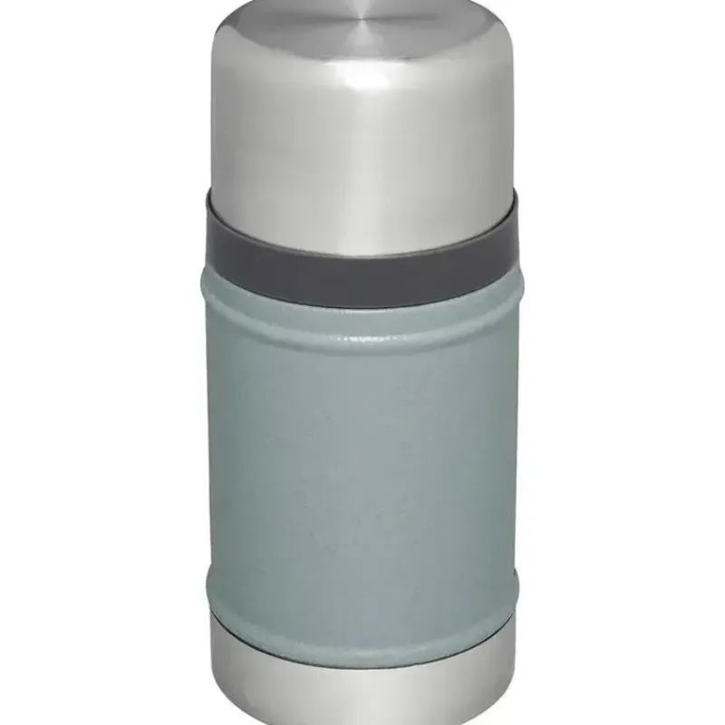 Stanley Gift For Dad|Water Bottle*- 24Oz The Legendary Classic Food Jar, Hammertone Silver