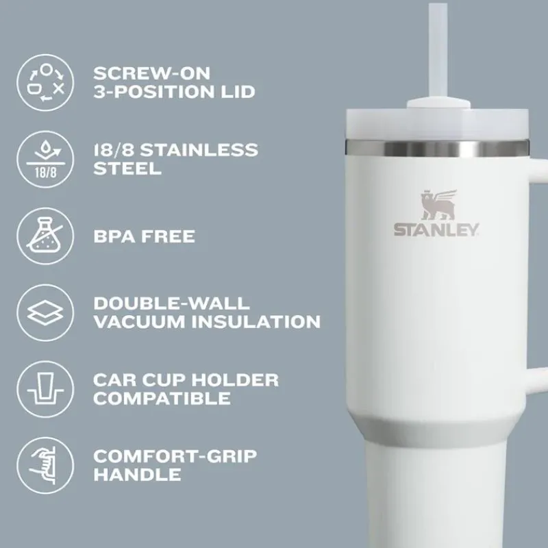 Stanley Cool Baby Products|Water Bottle*- Quencher H2.0 Tumbler with Handle and Straw 30 Oz