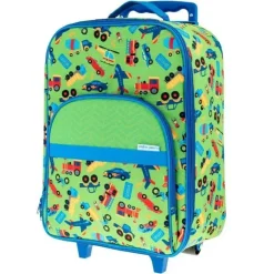 Kids Stephen Joseph Kids Bags & Backpacks*- All Over Print Rolling Luggage, Transportation
