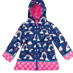 Stephen Joseph Rain Accessories*- All Over Print Raincoat Rainbow