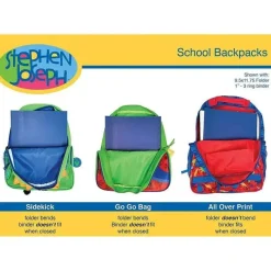 Kids Stephen Joseph Kids Bags & Backpacks*- All Over Print Backpack Transportation