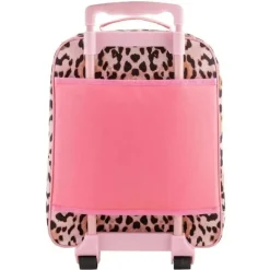 Kids Stephen Joseph Kids Bags & Backpacks*- All Over Print Rolling Luggage, Leopard