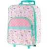 Kids Stephen Joseph Kids Bags & Backpacks*- All Over Print Rolling Luggage, Unicorn