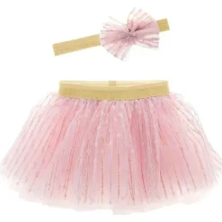 Stephen Joseph Dresses|Baby Dresses & Skirts*- Baby Girl Tutu & Head Band Set, Rose Pink