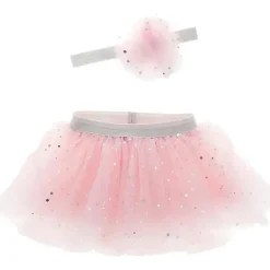 Stephen Joseph Dresses|Baby Dresses & Skirts*- Baby Girl Tutu & Head Band Set, Shimmer Pink