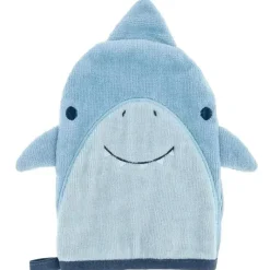 Stephen Joseph Baby Washcloths*- Bath Mitt W/ Finger Puppet, Shark