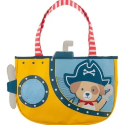 Stephen Joseph Water Toys*- Beach Totes With Sand Toy Play Set Pirate Dog
