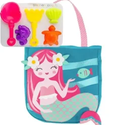 Stephen Joseph Water Toys*- Beach Totes & Sand Toy Play Set, Mermaid