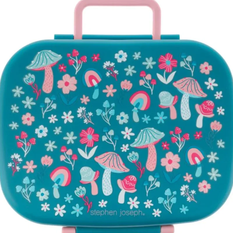 Stephen Joseph Lunch Box|Dishes, Utensils & Food Containers*- Bento Box With Removable Tray Mushroom