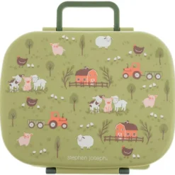 Stephen Joseph Lunch Box|Dishes, Utensils & Food Containers*- Bento Box With Removable Tray Farm