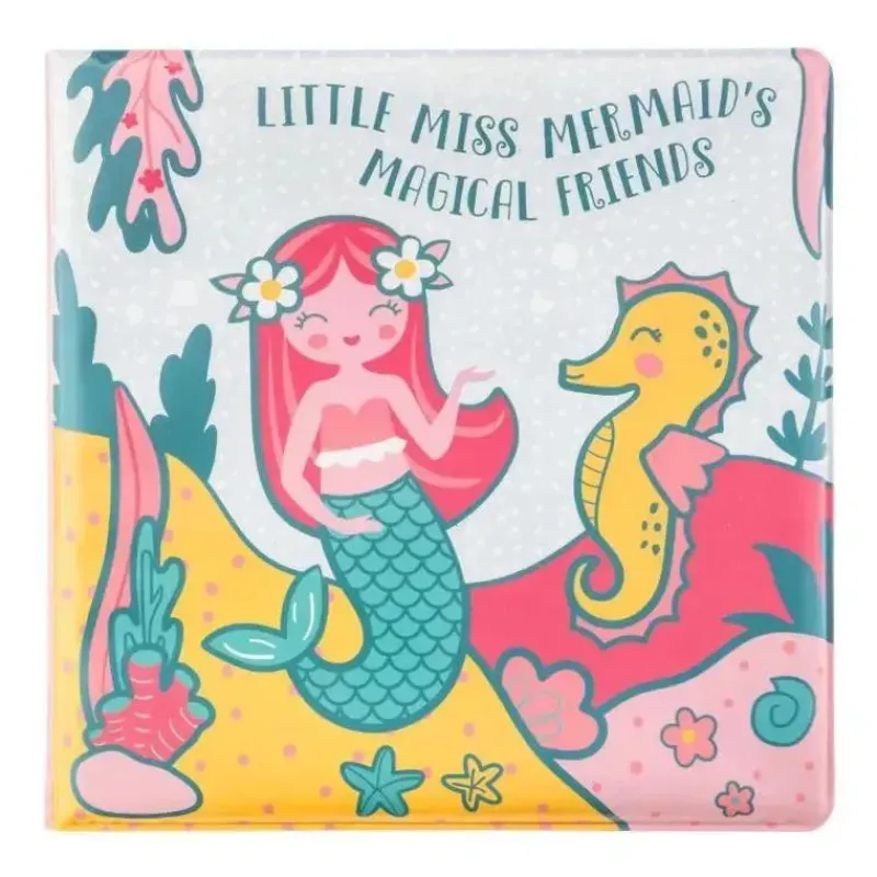 Stephen Joseph Books For Babies|Bath Toys*- Color Changing Bath Book, Mermaid