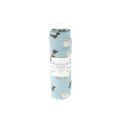 Stephen Joseph Blankets & Quilts*- Dog Muslin Swaddle