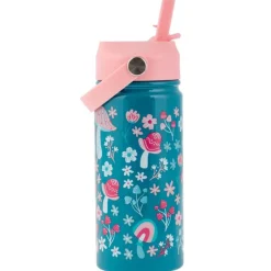 Stephen Joseph Insulated Cups|Dishes, Utensils & Food Containers*- Insulated Stainless Steel Bottle With Handle Mushroom