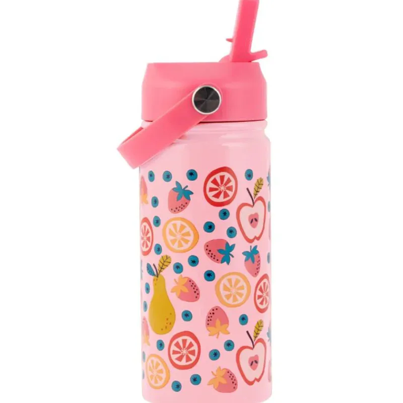 Stephen Joseph Insulated Cups|Dishes, Utensils & Food Containers*- Insulated Stainless Steel Bottle With Handle Fruit