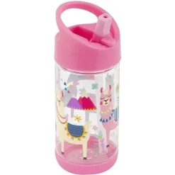 Stephen Joseph Straw, Sippy & Training Cups|Dishes, Utensils & Food Containers*- Kids Flip Top Water Bottle, 10 oz, Llama