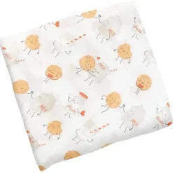 Stephen Joseph Blankets & Quilts*- Muslin Blanket, Milk & Cookies