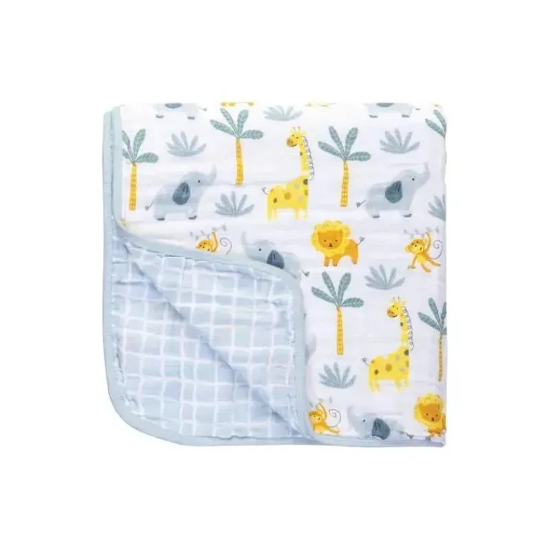 Stephen Joseph Blankets & Quilts*- Muslin Blanket Set 2Pk Zoo