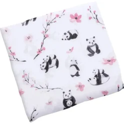 Stephen Joseph Blankets & Quilts*- Muslin Blankets, Panda