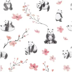 Stephen Joseph Blankets & Quilts*- Muslin Blankets, Panda