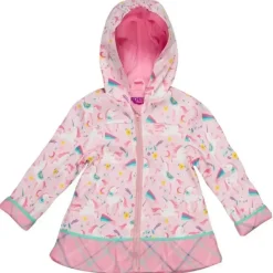 Stephen Joseph Rain Accessories*- Raincoat for Kids, Pink Unicorn