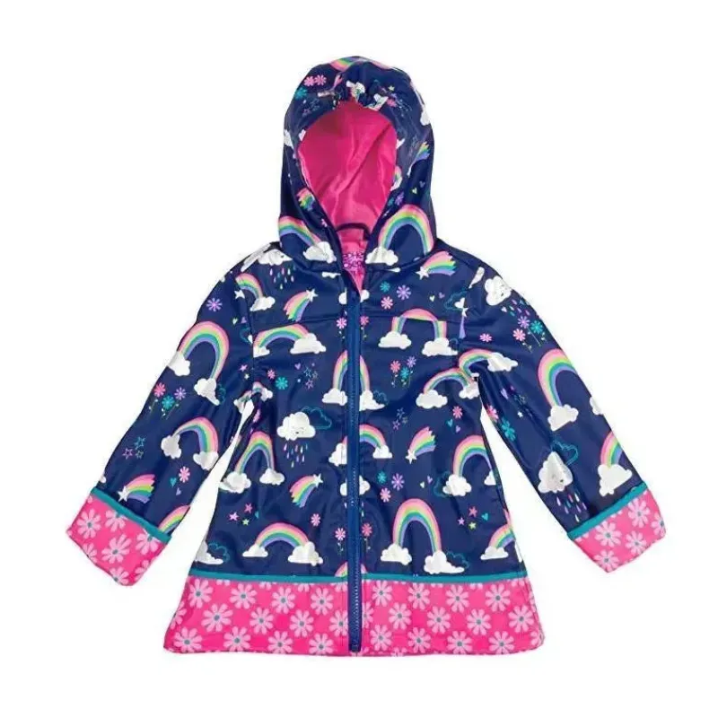 Stephen Joseph Rain Accessories*- Raincoat, Rainbow (Size: 2T)