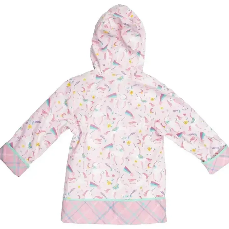 Stephen Joseph Rain Accessories*- Raincoat, Pink Unicorn (Size 6/6X)