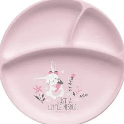 Stephen Joseph Easter|Plates & Bowls*100% Silicone Suction Plates For Babies, Bunny