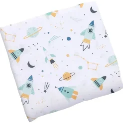 Stephen Joseph Blankets & Quilts*- Space Muslin Blankets