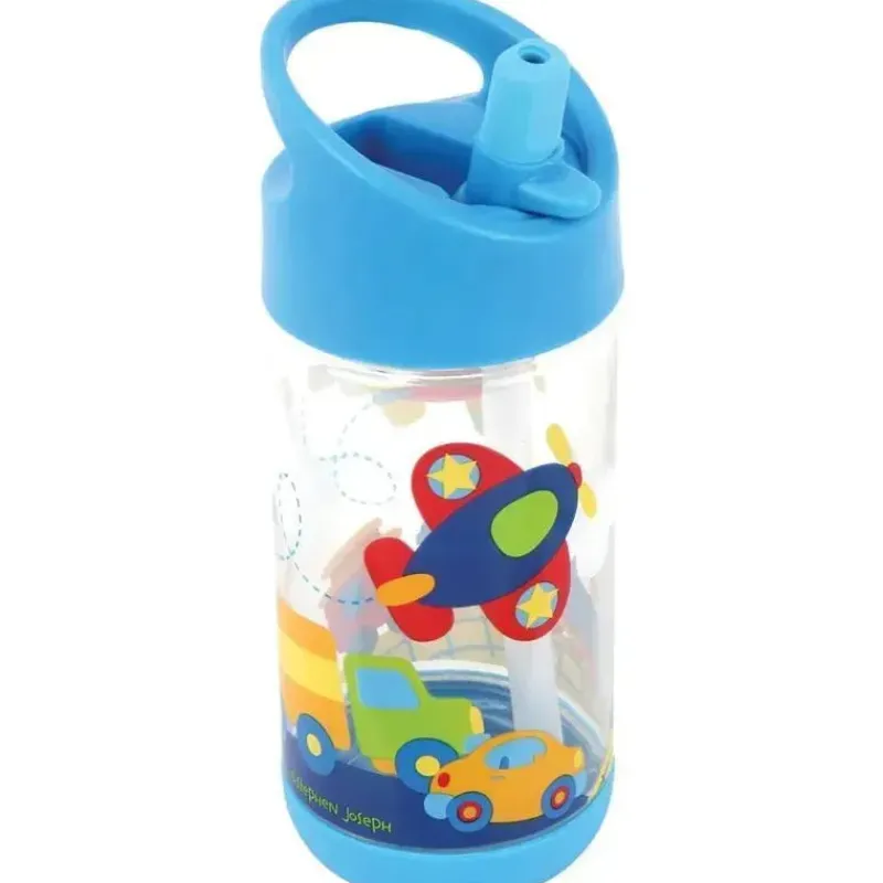 Stephen Joseph Water Bottle|Dishes, Utensils & Food Containers*Flip Top Bottle - Transportation
