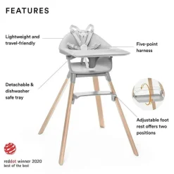 Stokke High Chair*- Clikk High Chair Cloud Grey