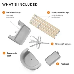 Stokke High Chair*- Clikk High Chair Cloud Grey