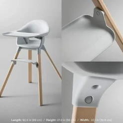 Stokke High Chair*- Clikk High Chair Cloud Grey