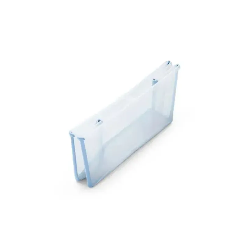 Stokke Bath Tubs & Seats*® - Flexi Bath® | Foldable Baby Bath Tub Bundle, Ocean Blue