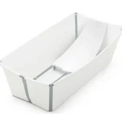 Stokke Bath Tubs & Seats*- Flexi Bath Tub X-Large Bundle, White