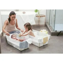 Stokke Bath Tubs & Seats*- Flexi Bath Tub X-Large Bundle, Sandy Beige
