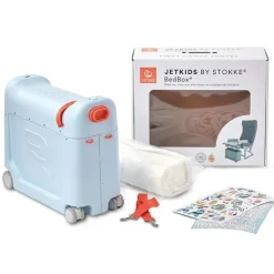 Kids Stokke Cool Baby Products|Kids Bags & Backpacks*- Jetkids Bedbox 2.0 Ride-on Suitcase, Blue Sky