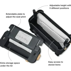 Kids Stokke Kids Bags & Backpacks*- Jetkids Bedbox V3 Ride-On Suitcase, Black